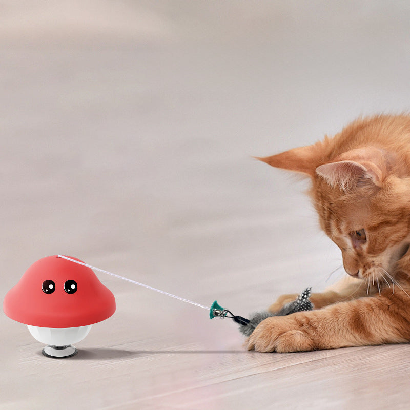 Unleash the Fun: Cat Wand Suction Cup Pet Movement Playing Toy