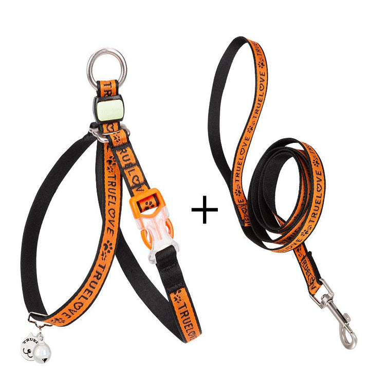 Pet Cat Bell Chest Strap Teddy Leash: The Ultimate Pet Accessory