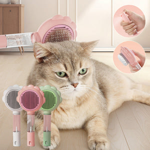 2 In 1 Self Cleaning Dog Brush Comb With Spray: The Ultimate Grooming Solution