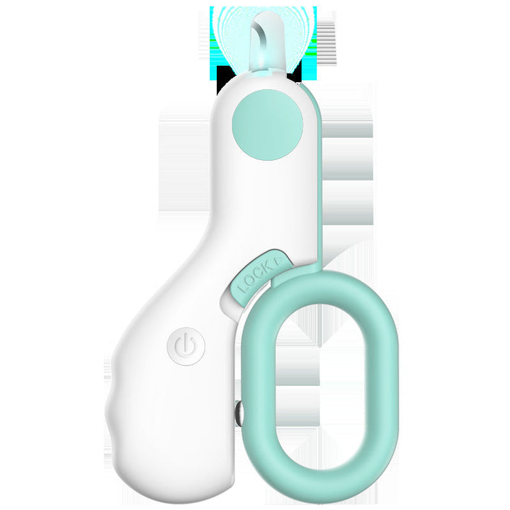 Transform Your Pet Grooming Routine with the LED Illuminating Line Pet Mini ABS Nail Trimmer