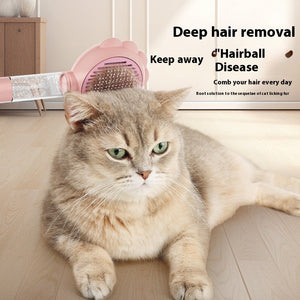 Transform Your Pet Grooming Routine with the 2 In 1 Self Cleaning Dog Brush Comb With Spray