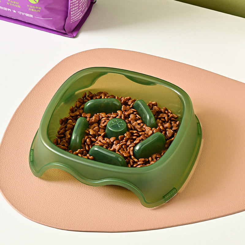 Pet Dog Slow Anti-Choking Water Feeder Bowl