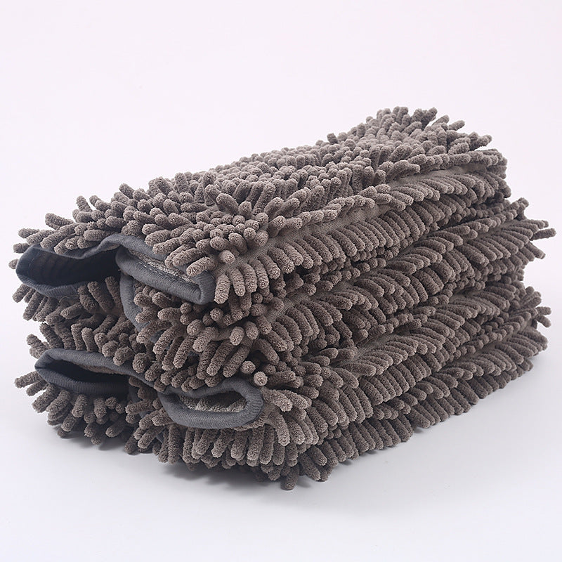 Chenille Pet Dog Bath Towel