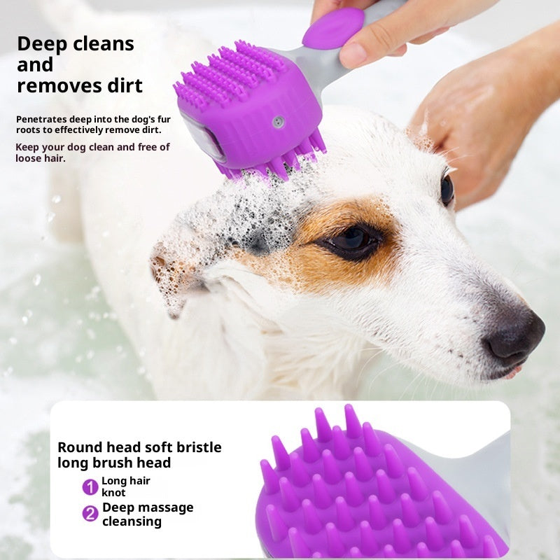 Pet Shower Bath Float Hair Cleaning Brush
