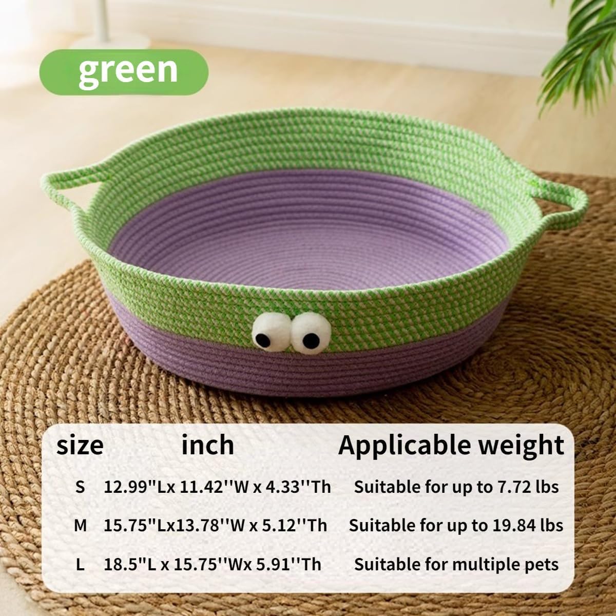 Scratch Round Pet Bed