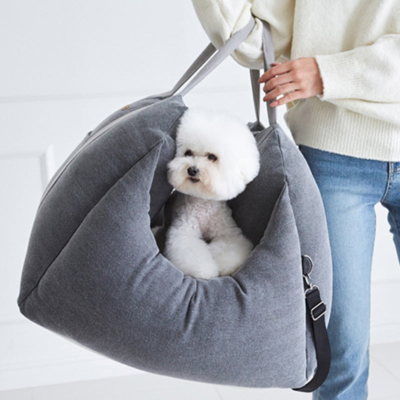 Pet Dog Car Seat Waterproof Basket Carrier