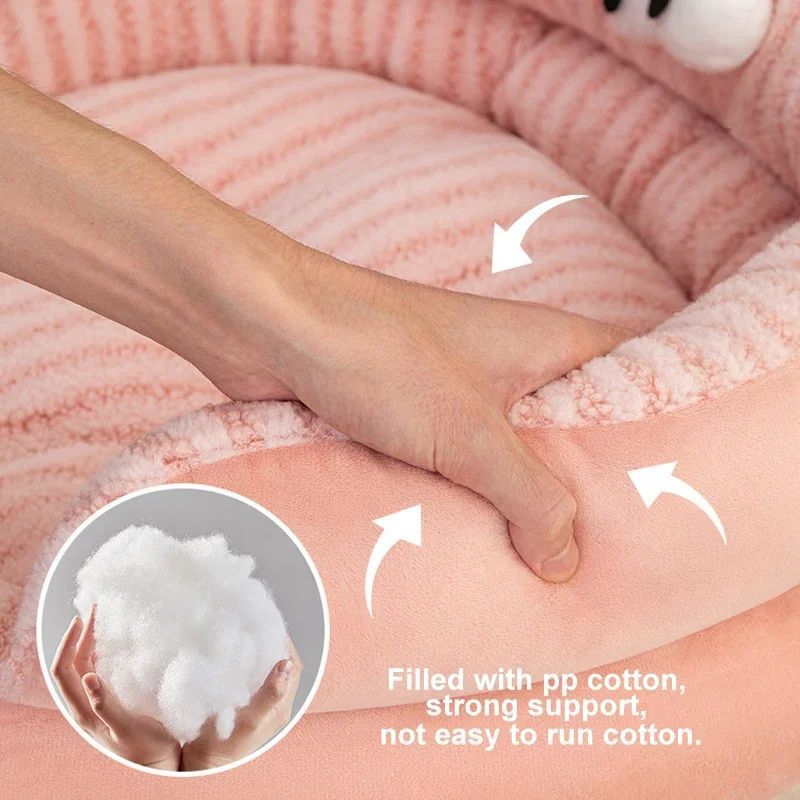 Soft Warm Washable Plush Pet Bed