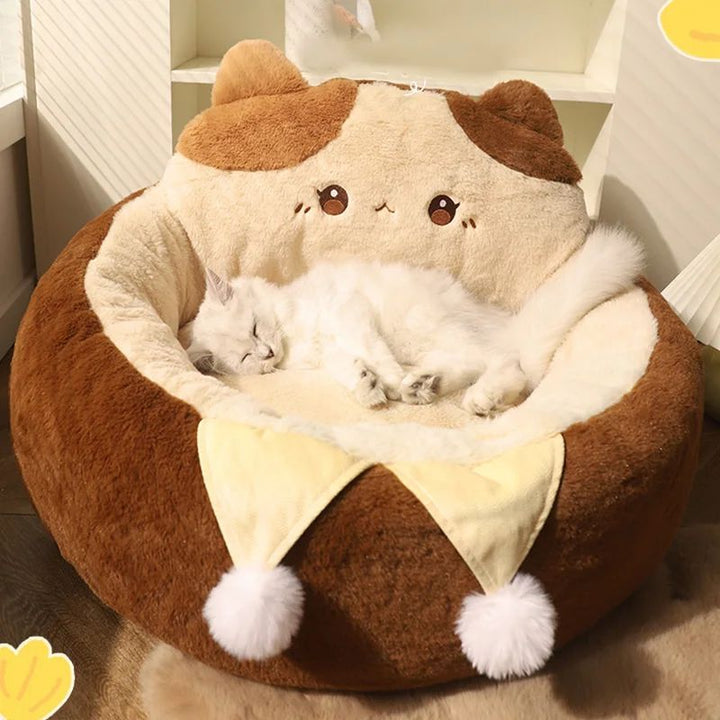 Winter Warm Deep Sleep Cushion Soft Pet Bed