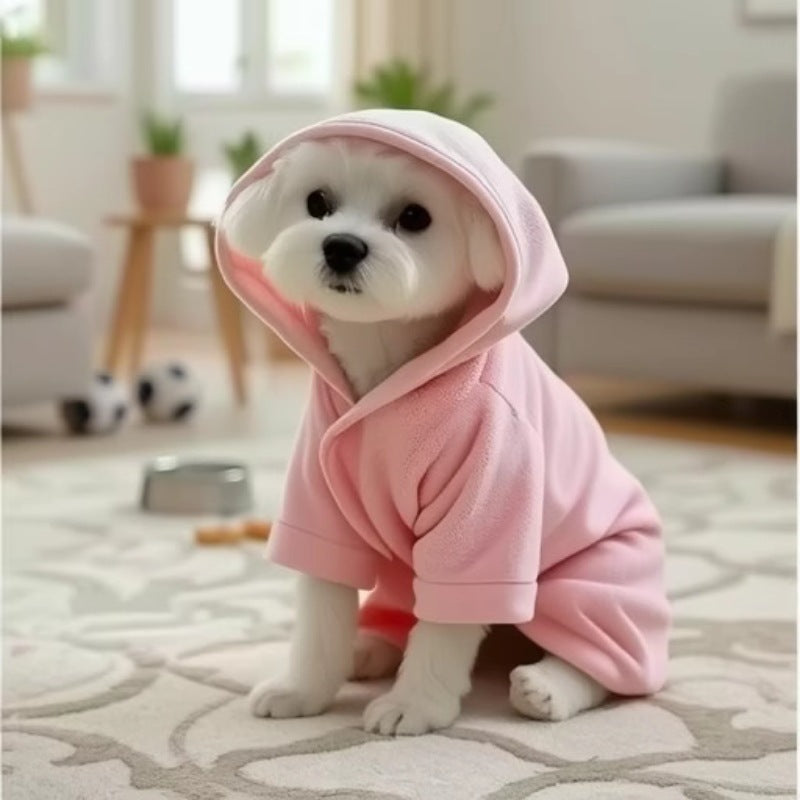 Pet Bath Wearable Bathrobe Soft And Thickened Towel