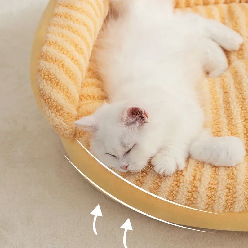 Soft Warm Washable Plush Pet Bed