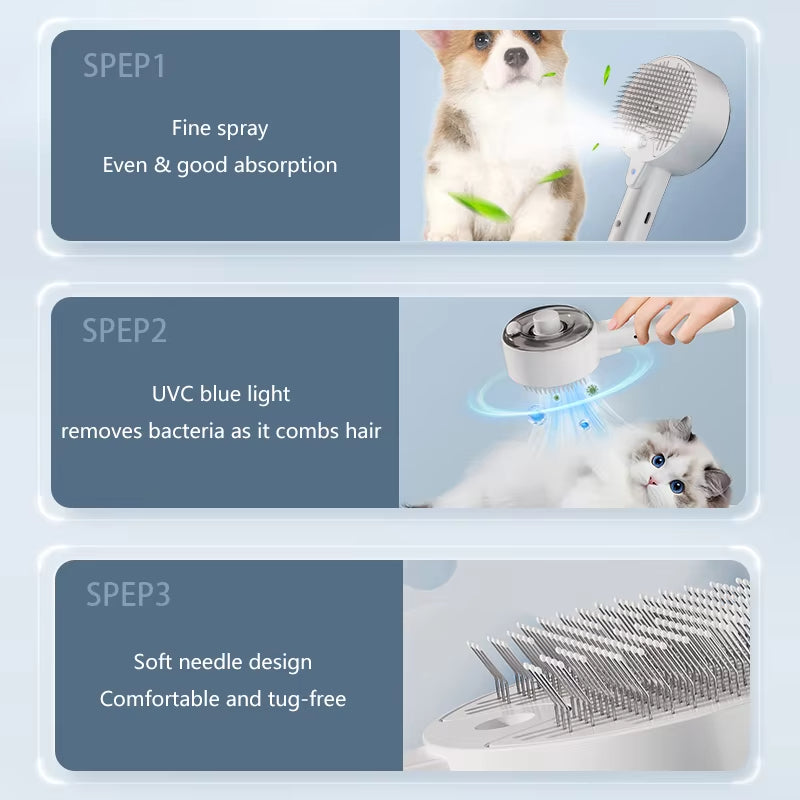 Steam Electric Sprayer For Massage Pet Grooming Tool