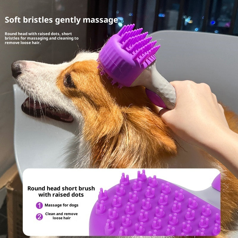 Pet Shower Bath Float Hair Cleaning Brush