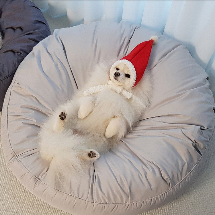 Pet Moisture-proof Washable Large Round Bed