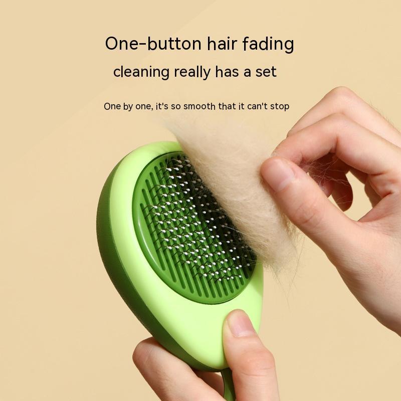 Avocado Shaped Pet Grooming Tool