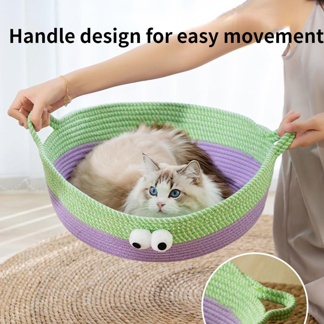 Scratch Round Pet Bed