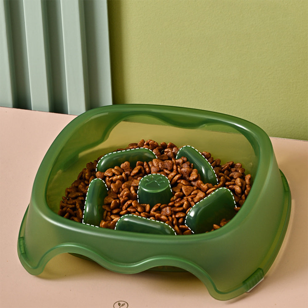 Pet Dog Slow Anti-Choking Water Feeder Bowl