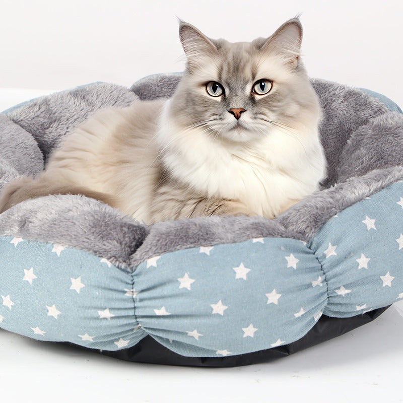 Pet Calming Donut Bed For Puppy And Kitten