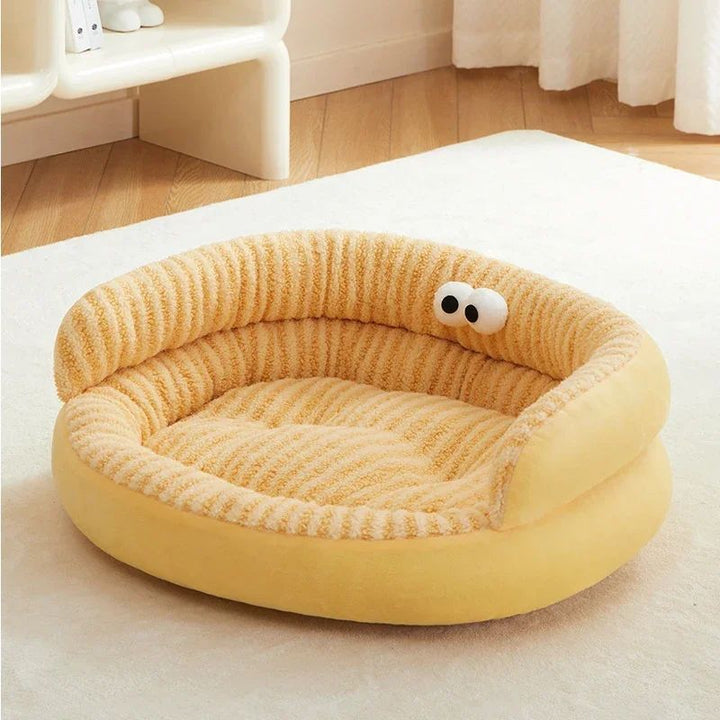 Soft Warm Washable Plush Pet Bed