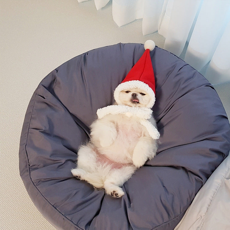Pet Moisture-proof Washable Large Round Bed