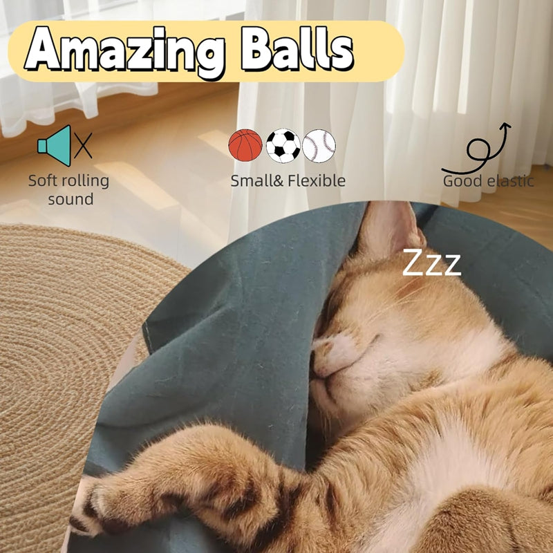 Feather Bouncy Balls, Cat Toys